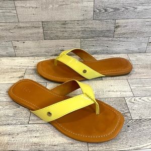 UGG Womens Yellow Tuolumne Sandals Size 8